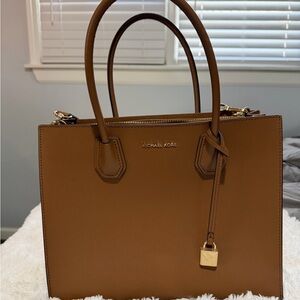 Michael Kors Tan Leather Satchel